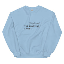 Load image into Gallery viewer, The Fulfilled Artist Unisex Sweatshirt